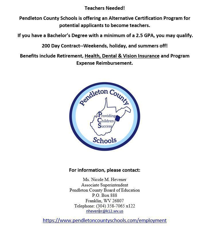 Alternative Certification Program Notice