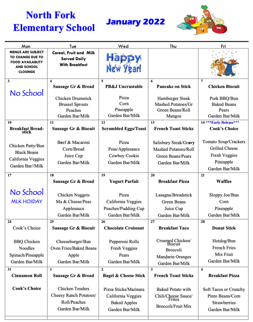 FES Menu