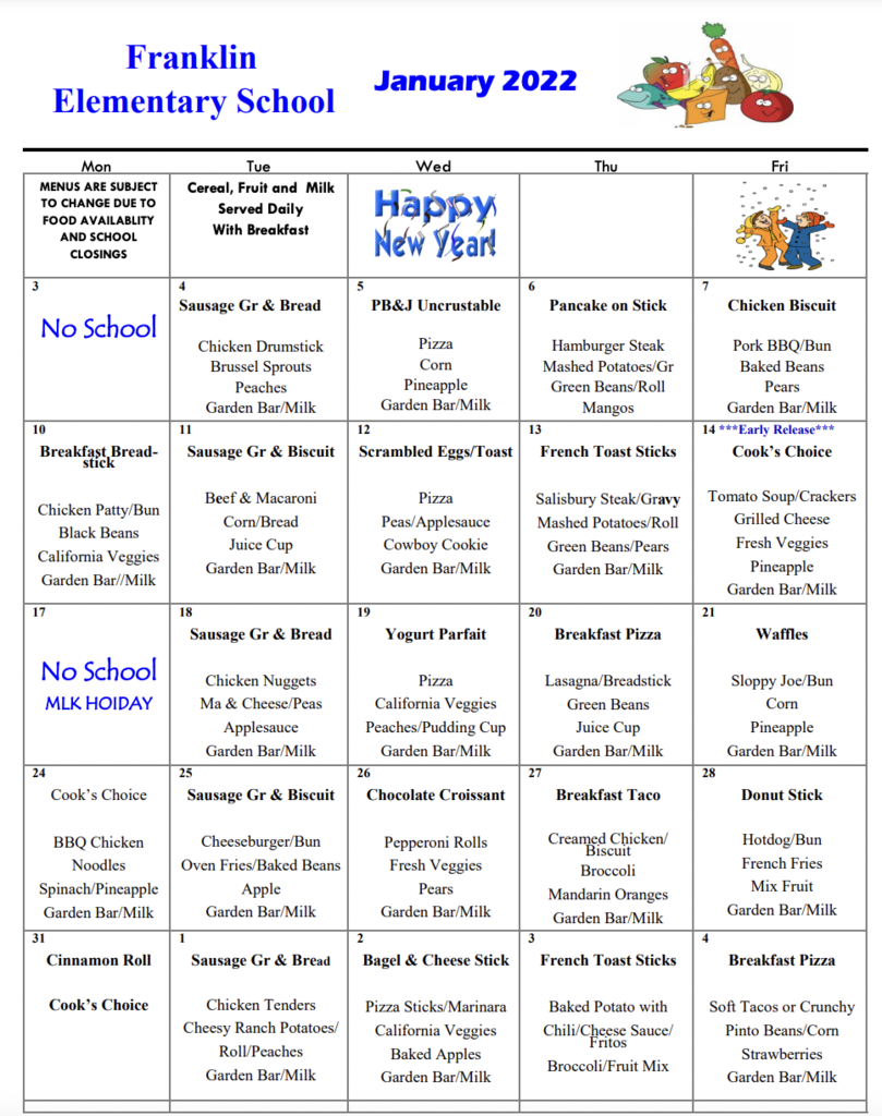 FES Menu