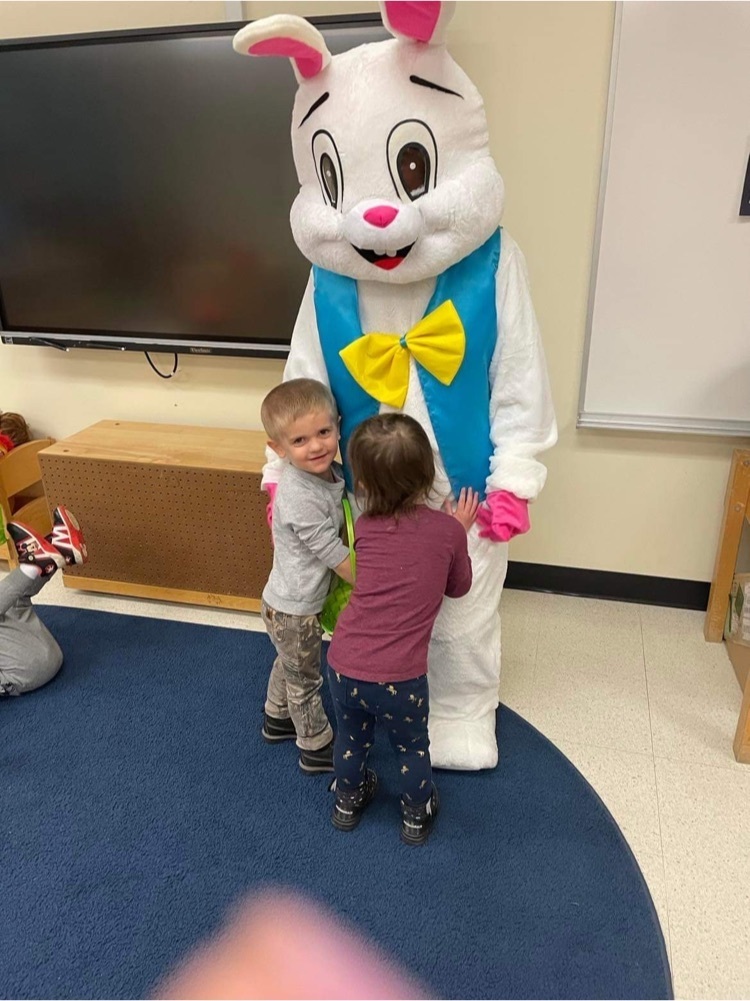 Student with bunny