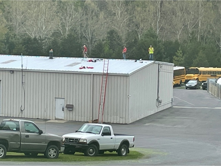 new roof for bus garage