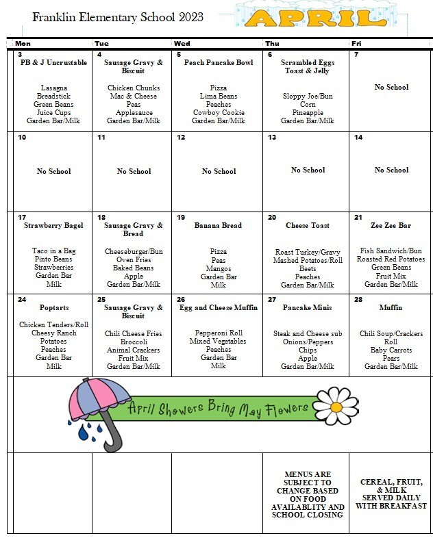 FES Menu